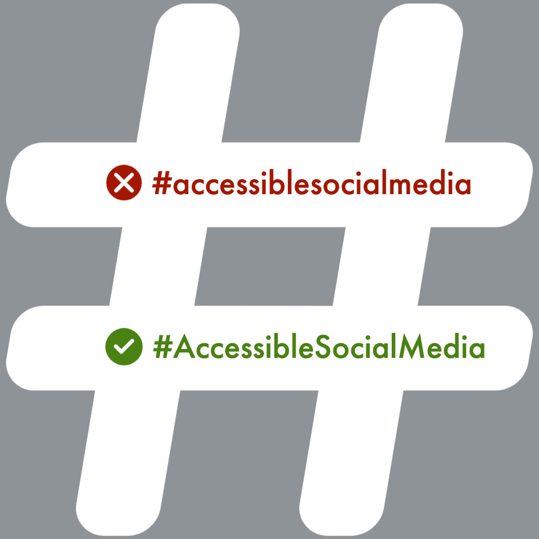 Featured image for “How to use hashtags to improve social media accessibility”