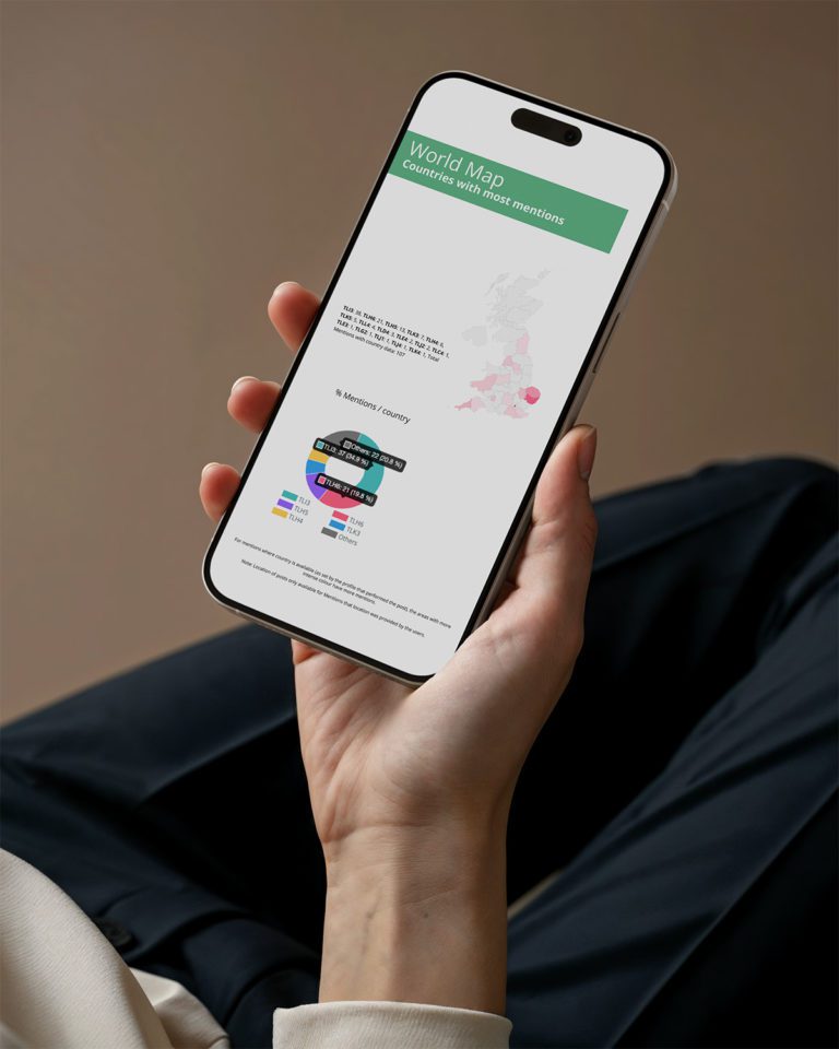 Phone Mockup with Graph