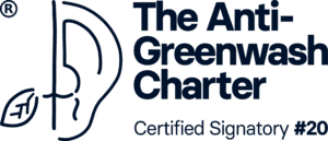 the Anti-Greenwash Charter Certified Signatory #20