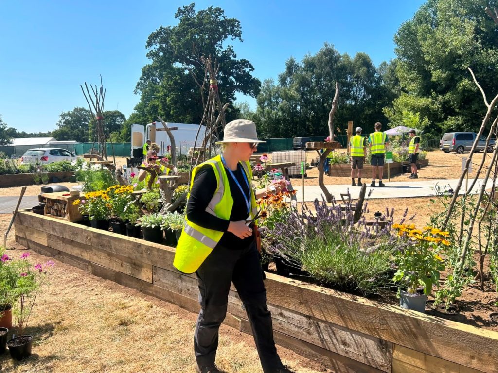 Long border prep at RHS Sandringham